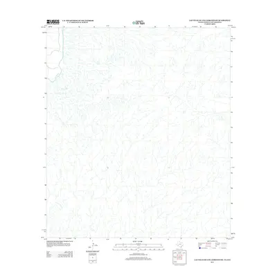 2013 Map of Las Vegas De Los Ladrones SW, 2013 Print