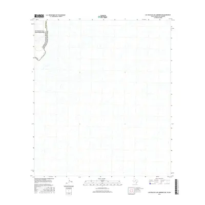 2016 Map of Las Vegas De Los Ladrones SW, 2016 Print