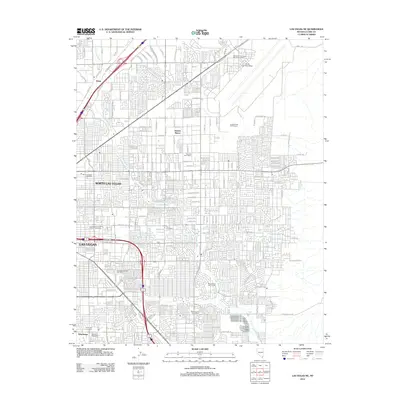 2012 Map of Las Vegas NE, 2012 Print