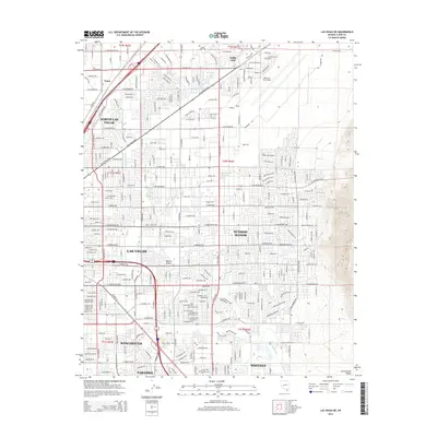 2014 Map of Las Vegas NE, 2014 Print