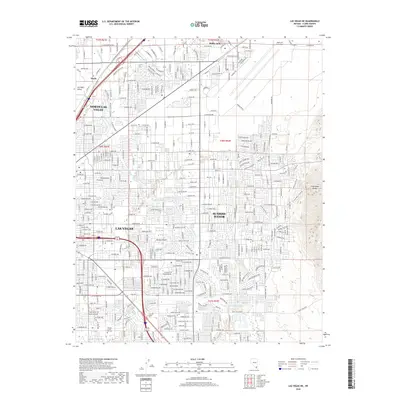 2018 Map of Las Vegas NE, 2018 Print