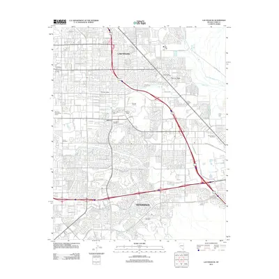 2012 Map of Las Vegas SE, 2012 Print