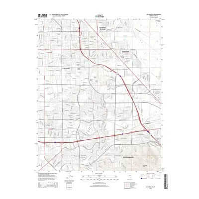 2015 Map of Las Vegas SE, 2015 Print