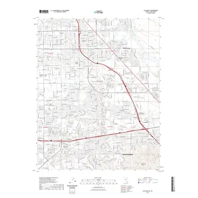 2021 Map of Las Vegas SE, 2021 Print