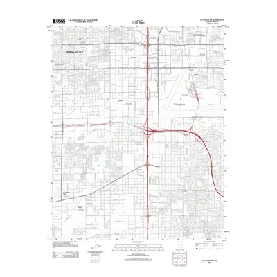 2012 Map of Las Vegas SW, 2012 Print