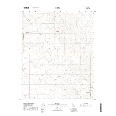 2018 Map of Las Yeguas Ranch, 2018 Print
