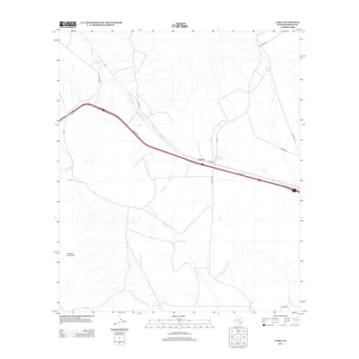 2013 Map of Lasca, 2013 Print