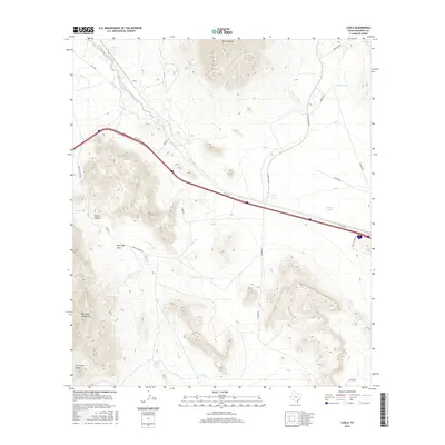 2016 Map of Lasca, 2016 Print