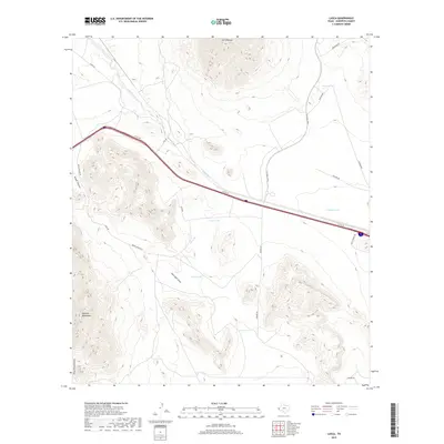 2019 Map of Lasca, 2019 Print