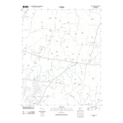 2010 Map of Lascassas, 2010 Print