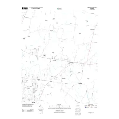 2013 Map of Lascassas, 2013 Print