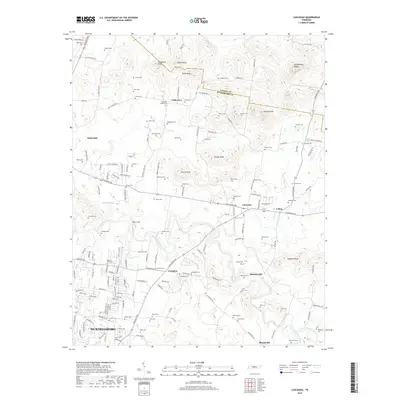 2019 Map of Lascassas, 2019 Print