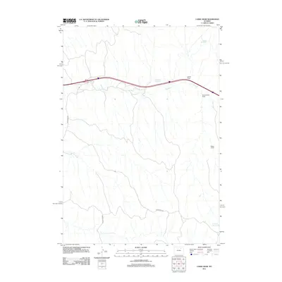 2012 Map of Laskie Draw, 2012 Print