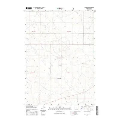 2015 Map of Lassen Creek, 2015 Print
