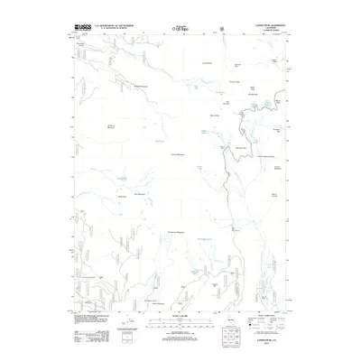 2012 Map of Lassen Peak, 2012 Print