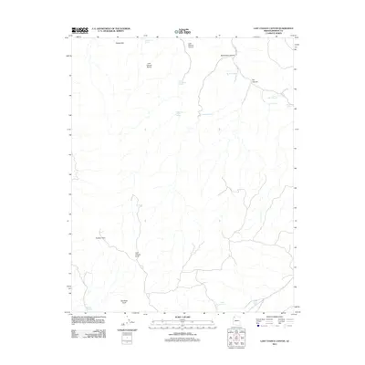 2011 Map of Last Chance Canyon, 2011 Print