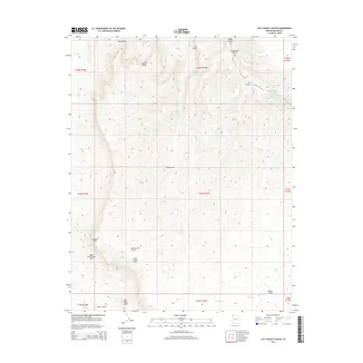 2014 Map of Last Chance Canyon, 2014 Print
