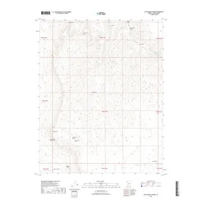 2018 Map of Last Chance Canyon, 2018 Print
