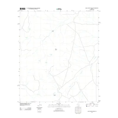 2012 Map of Last Chance Mesa, 2012 Print