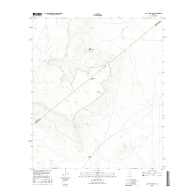 2016 Map of Last Chance Mesa, 2016 Print