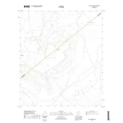 2019 Map of Last Chance Mesa, 2019 Print