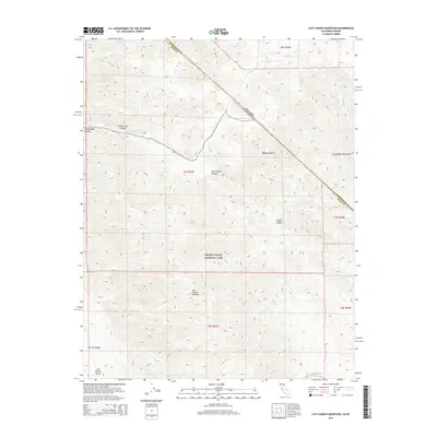 2015 Map of Last Chance Mountain, 2015 Print