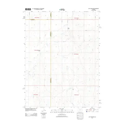 2013 Map of Last Chance NW, 2013 Print