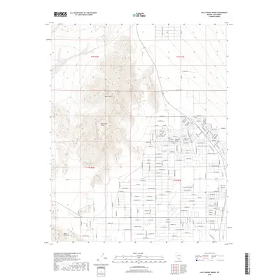 2018 Map of Last Chance Range, 2018 Print