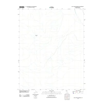 2012 Map of Last Chance Range SE, 2012 Print