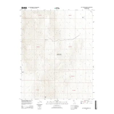 2015 Map of Last Chance Range SE, 2015 Print