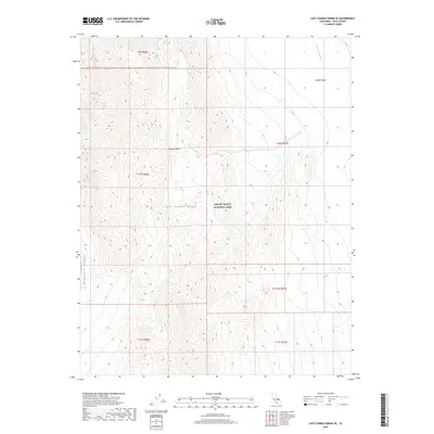 2018 Map of Last Chance Range SE, 2018 Print