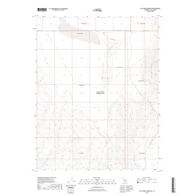 2018 Map of Last Chance Range SW, 2018 Print