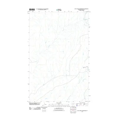 2011 Map of Last Chance Reservoir, 2011 Print