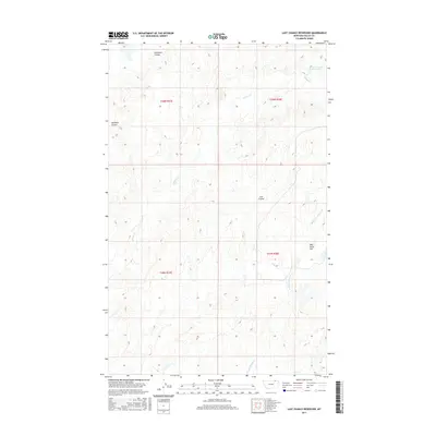 2017 Map of Last Chance Reservoir, 2017 Print
