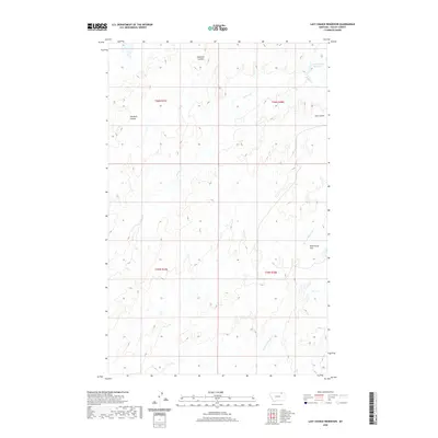 2020 Map of Last Chance Reservoir, 2020 Print