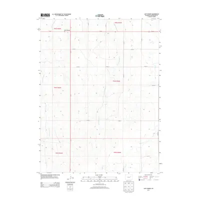 2013 Map of Last Chance, 2013 Print