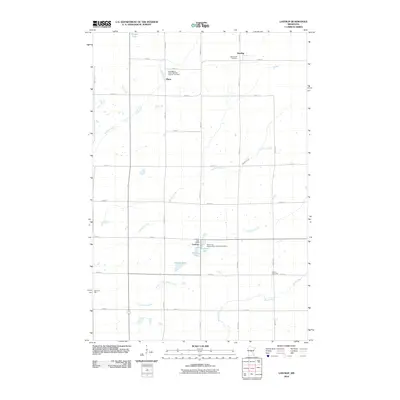 2010 Map of Lastrup, 2010 Print