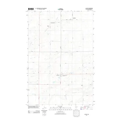 2013 Map of Lastrup, 2013 Print
