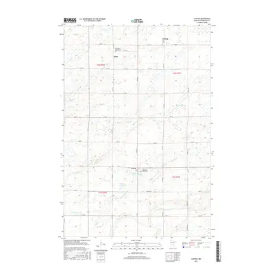 2016 Map of Lastrup, 2016 Print