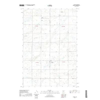 2019 Map of Lastrup, 2019 Print