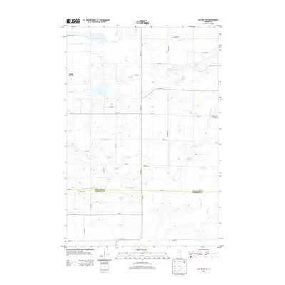 2013 Map of Lastrup NW, 2013 Print