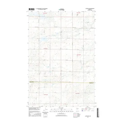 2016 Map of Lastrup NW, 2016 Print