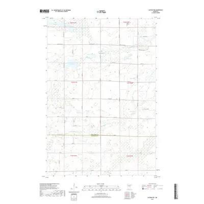 2019 Map of Lastrup NW, 2019 Print