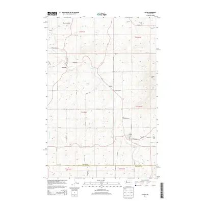2014 Map of Latah, 2014 Print