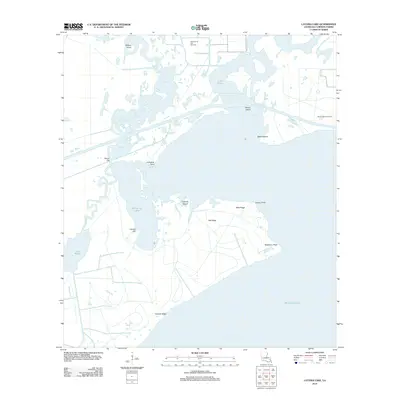 2012 Map of Latania Lake, 2012 Print