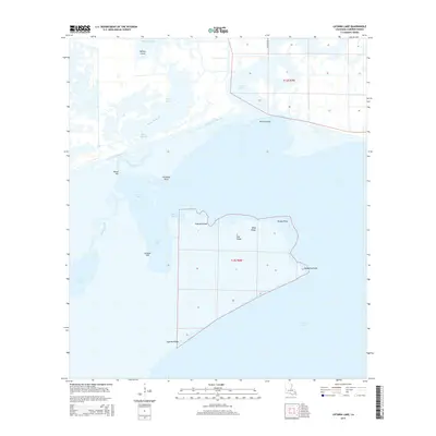 2015 Map of Latania Lake, 2015 Print