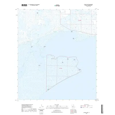 2018 Map of Latania Lake, 2018 Print