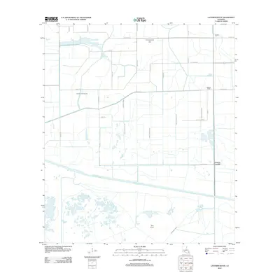 2012 Map of Latanier Bayou, 2012 Print
