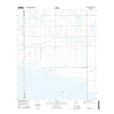 2015 Map of Latanier Bayou, 2015 Print
