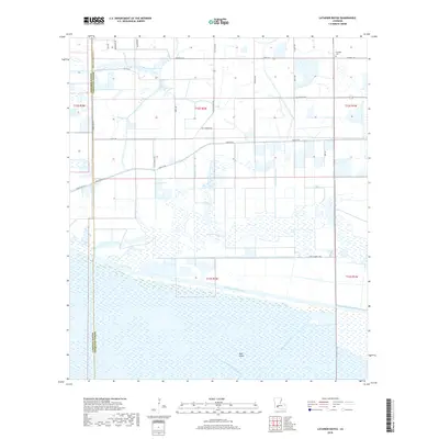 2018 Map of Latanier Bayou, 2018 Print